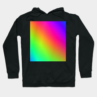 Gradient Metallic DIY Fluid Rainbow Theme Pattern T-Shirt Hoodie